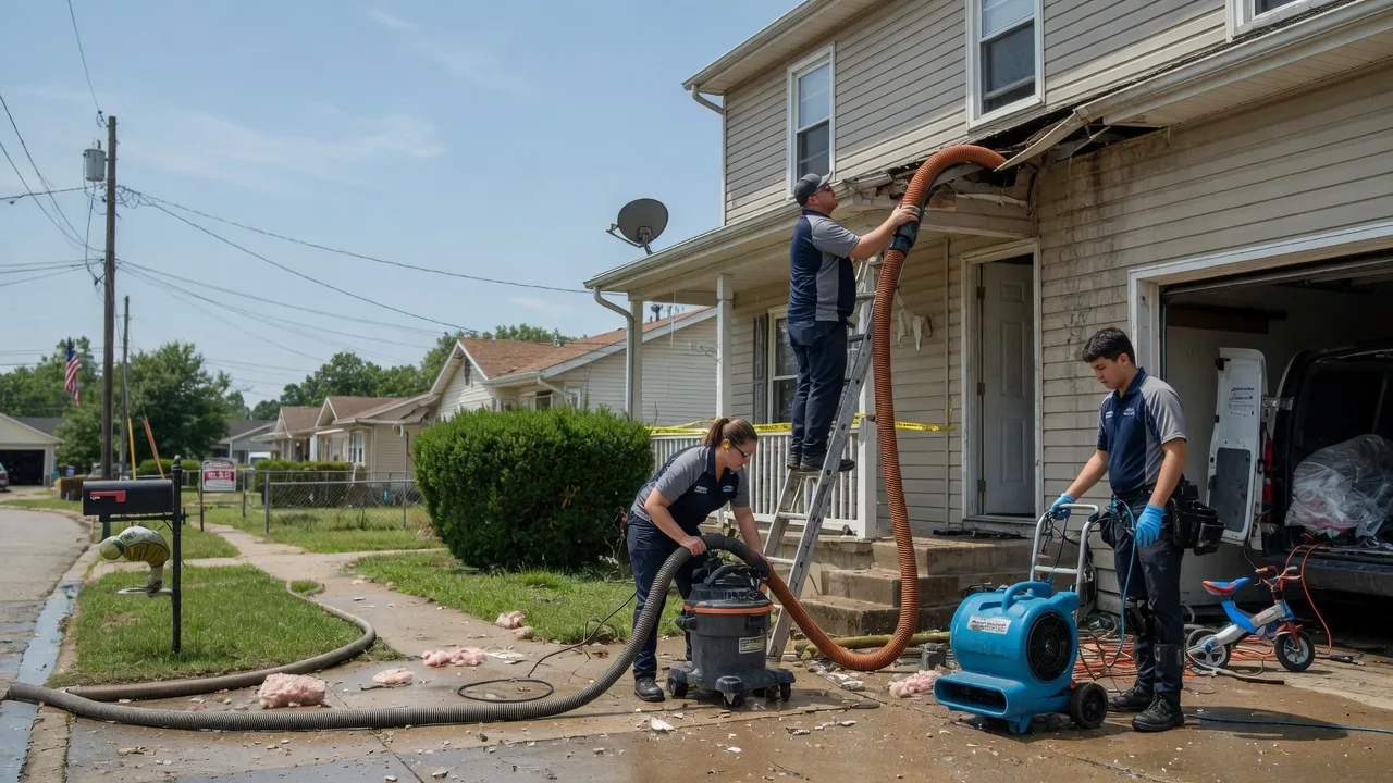 Water Damage Restoration in Evergreen, LA near me